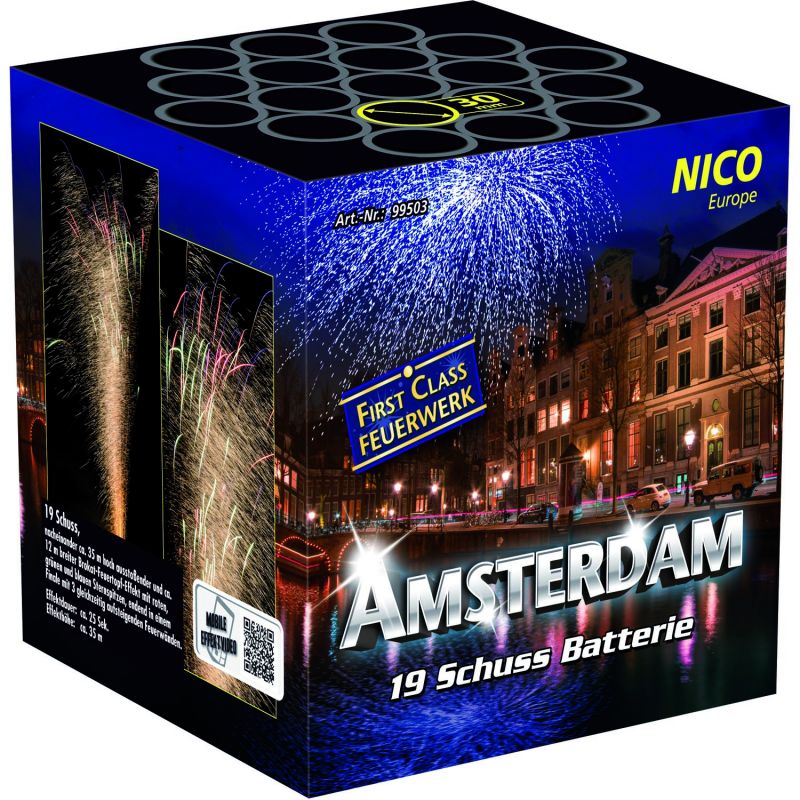 Jetzt Amsterdam 19-Schuss-Feuerwerk-Batterie ab 19.54€ bestellen