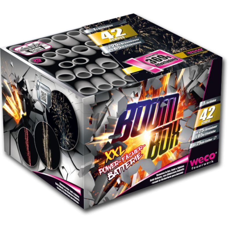 Jetzt Boombox 42-Schuss-Feuerwerk-Batterie ab 28.89€ bestellen