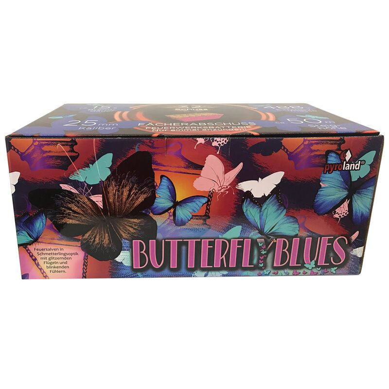 Jetzt Butterfly Blues 32-Schuss-Feuerwerk-Batterie ab 44€ bestellen
