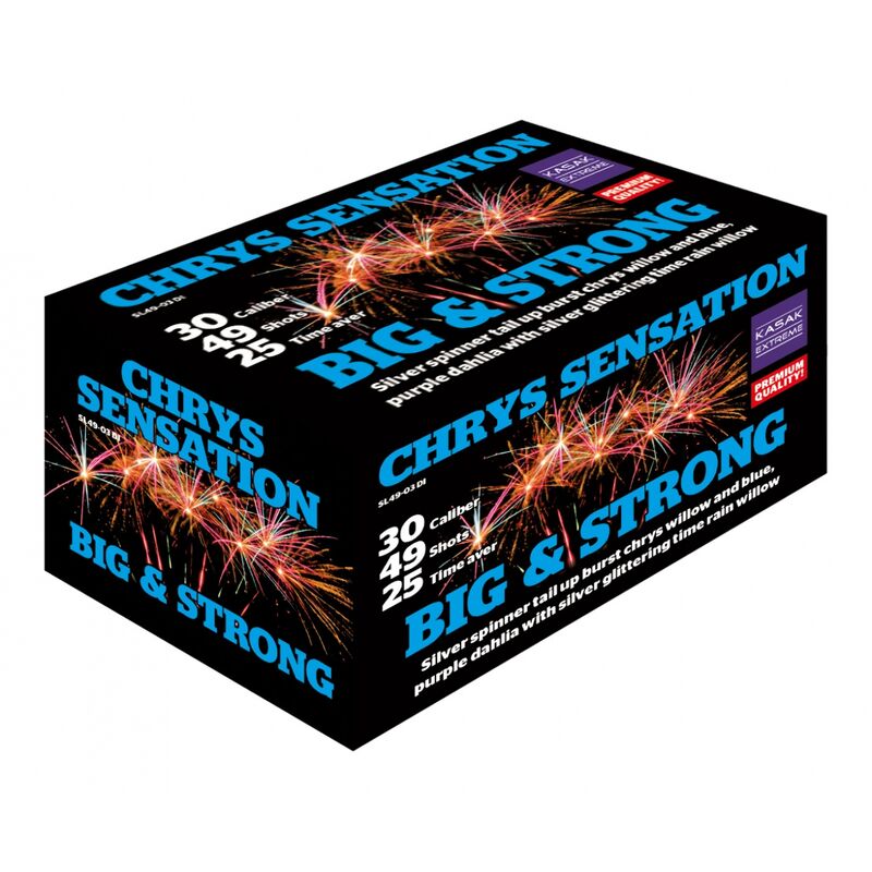 Jetzt Chrys Sensation 49-Schuss-Feuerwerkverbund ab 89.24€ bestellen