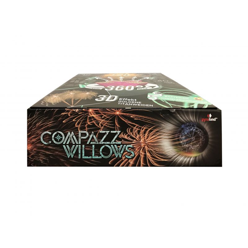 Jetzt Compazz Willows 125-Schuss-Feuerwerkverbund ab 199€ bestellen