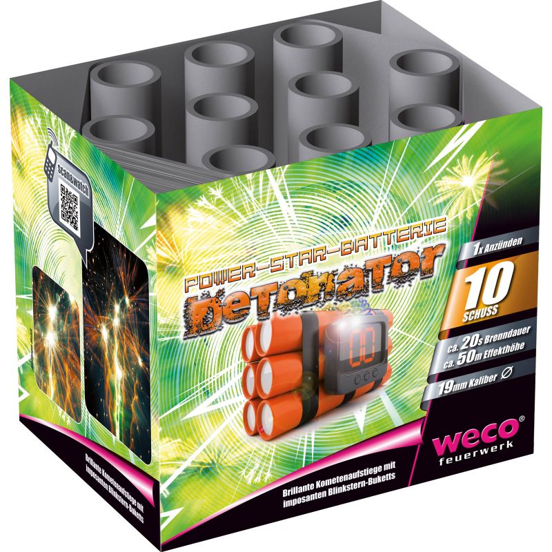 Jetzt Detonator (Decathlon) 10-Schuss-Feuerwerk-Batterie ab 5.94€ bestellen