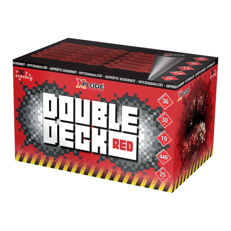 Jetzt Double Deck Red 36-Schuss-Feuerwerk-Batterie ab 29.74€ bestellen