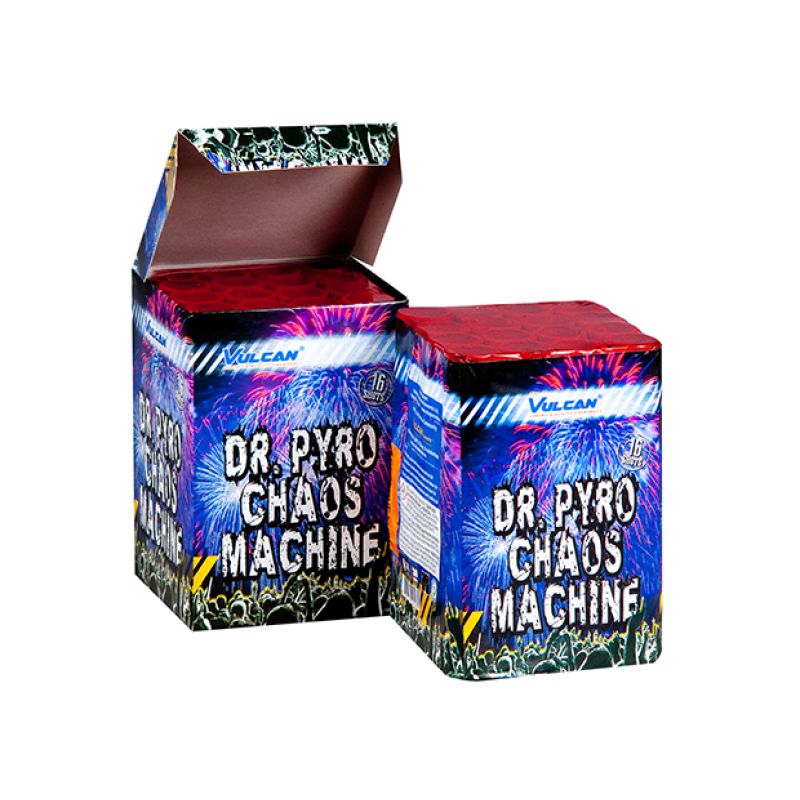 Jetzt Dr. Pyro Chaos Machine 16-Schuss-Feuerwerk-Batterie ab 14.44€ bestellen