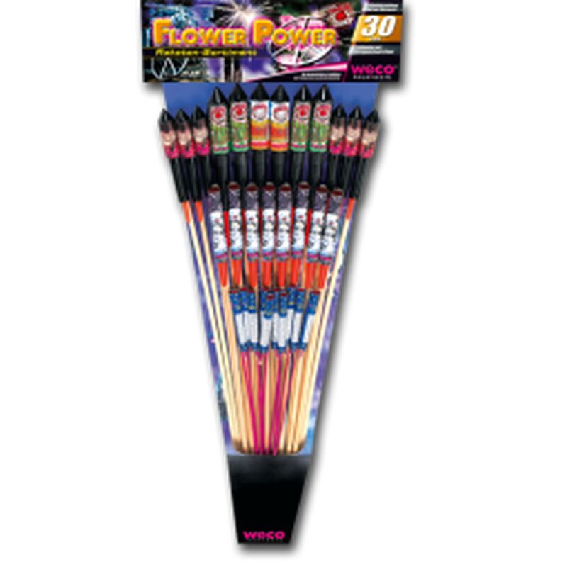 Jetzt Flower Power 30-teiliges Raketensortiment ab 21.24€ bestellen