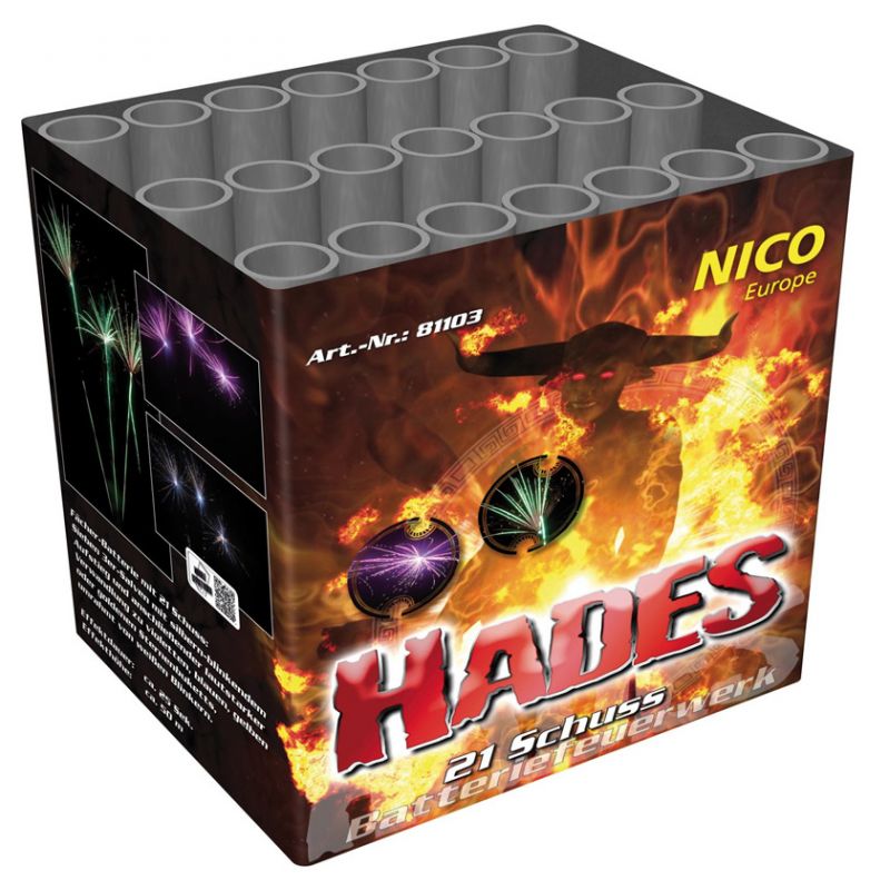 Jetzt Hades 21-Schuss-Feuerwerk-Batterie ab 16.99€ bestellen
