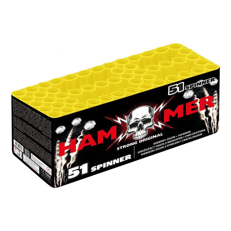 Jetzt Hammer Spinner 51-Schuss-Feuerwerk-Batterie ab 98.99€ bestellen