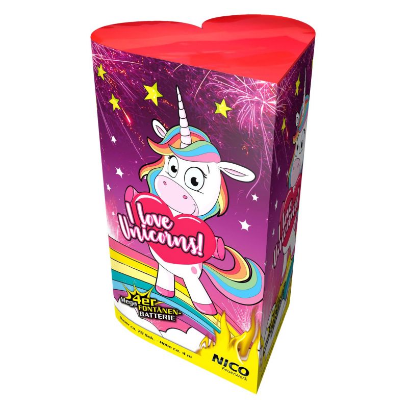 Jetzt I love Unicorns, Fontänenbatterie ab 17.99€ bestellen