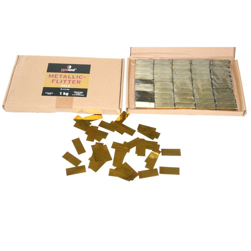 Jetzt Metallic Flitter - Gold 1kg (Pappschachtel) ab 19.99€ bestellen