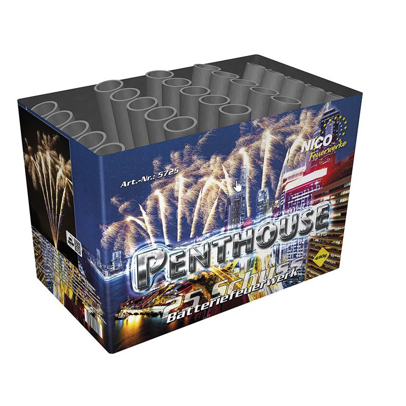 Jetzt Penthouse 25 Schuss-Feuerwerks-Batterie ab 31.99€ bestellen