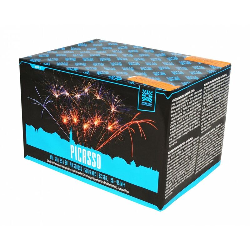 Jetzt Picasso 49-Schuss-Feuerwerk-Batterie ab 29.99€ bestellen