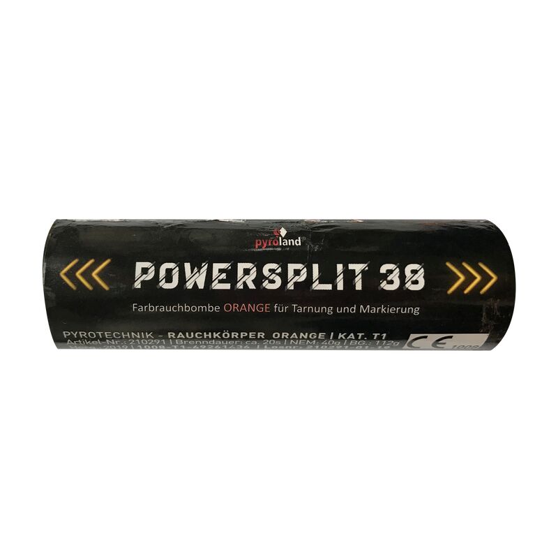 Jetzt POWERSPLIT 38 mit Reißzünder 20s, Orange ab 5.99€ bestellen
