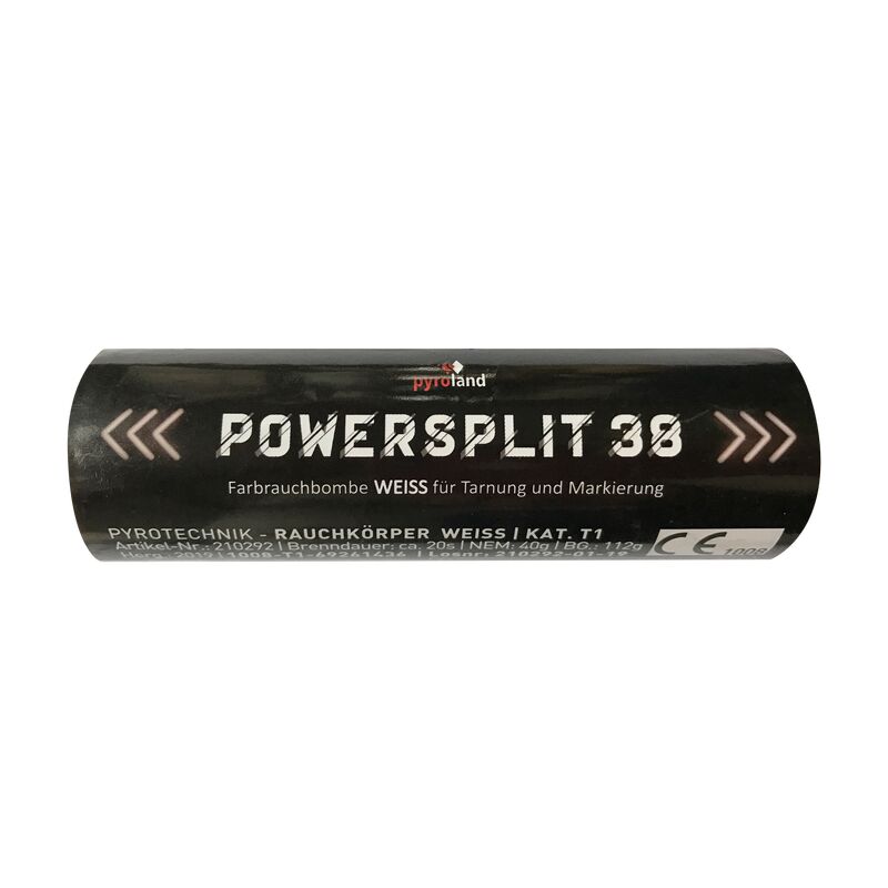 Jetzt POWERSPLIT 38 mit Reißzünder 20s, Weiß ab 5.99€ bestellen