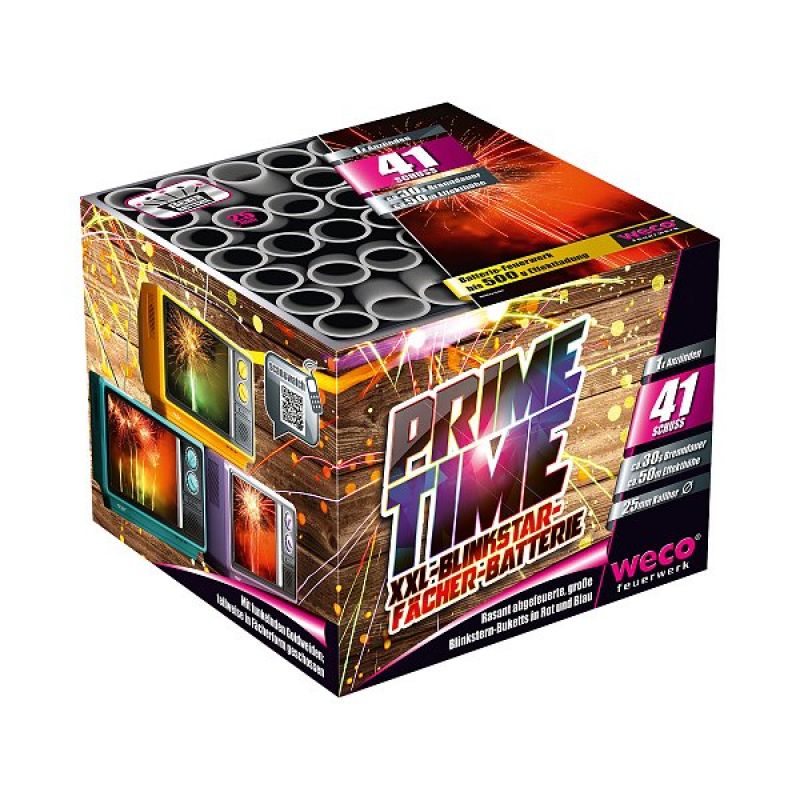 Jetzt Prime Time 41-Schuss-Feuerwerk-Batterie ab 33.99€ bestellen