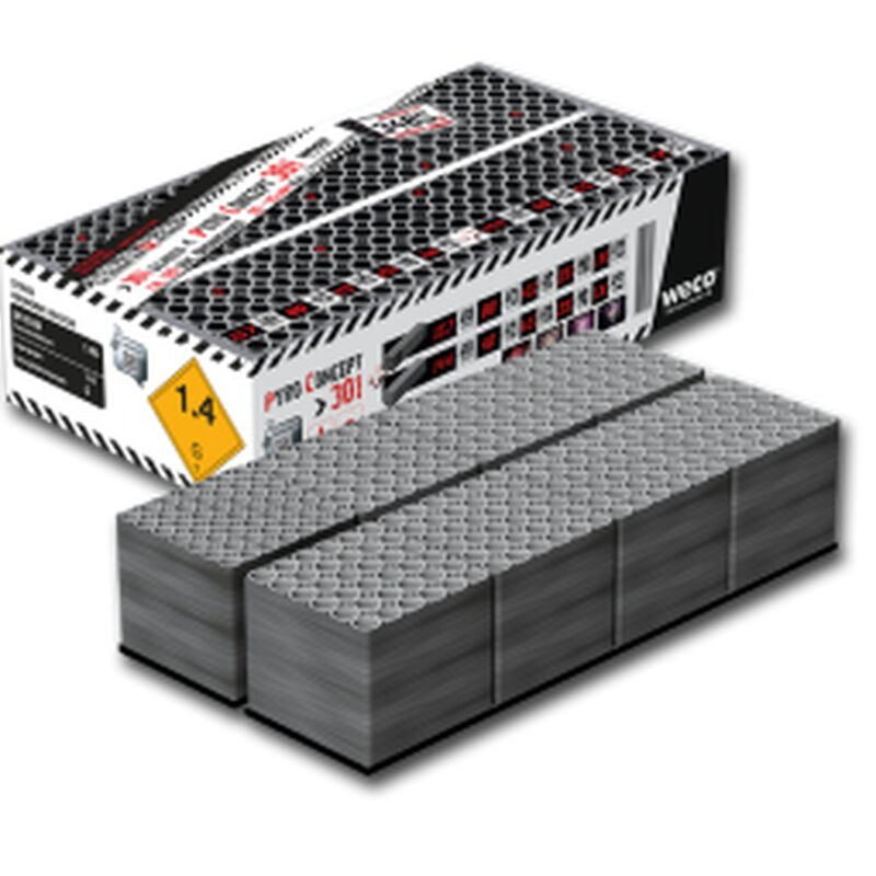 Jetzt Pyro Concept 301-Schuss-Feuerwerkverbund ab 191.24€ bestellen