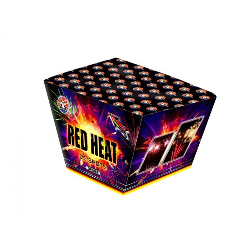 Jetzt Red Heat 25-Schuss-Feuerwerk-Batterie ab 31.49€ bestellen