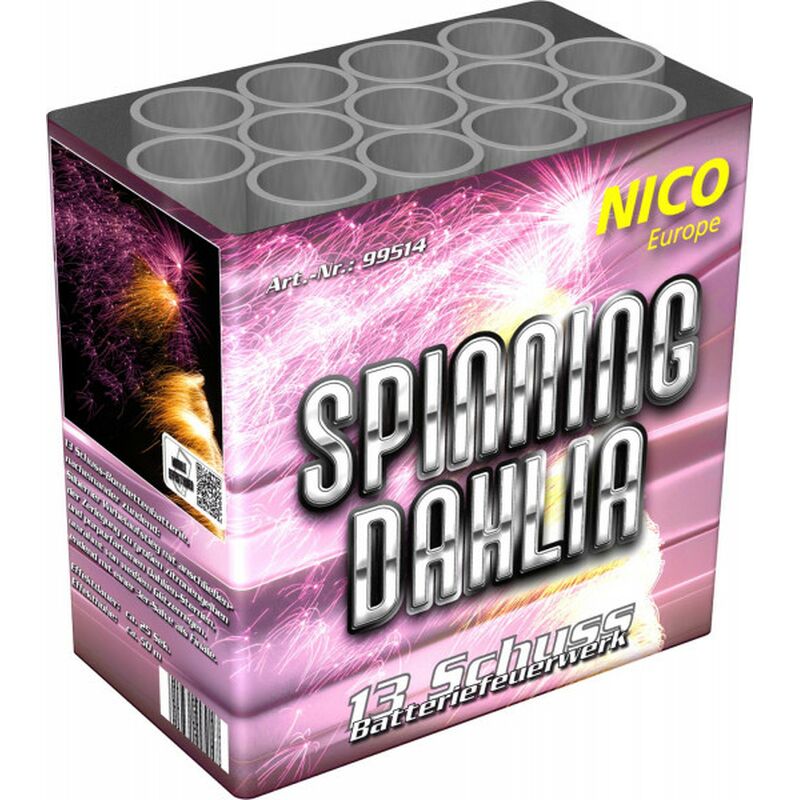 Jetzt Spinning Dahlia 13-Schuss-Feuerwerk-Batterie ab 17.09€ bestellen