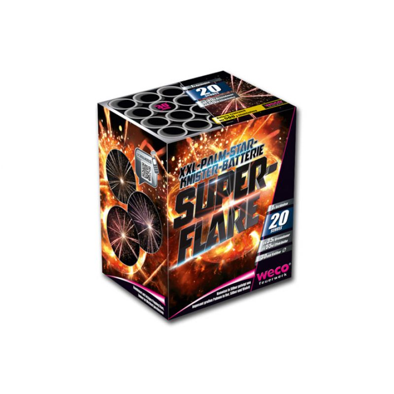 Jetzt Superflare 20-Schuss-Feuerwerk-Batterie ab 30.59€ bestellen
