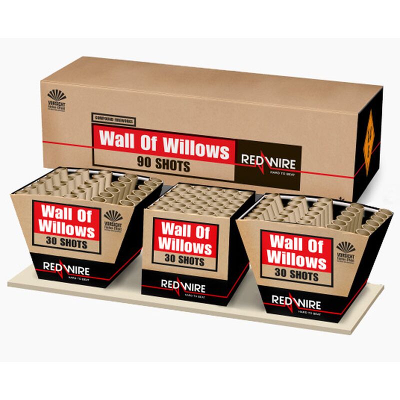 Jetzt Wall of Willows 90-Schuss-Feuerwerkverbund (Stahlkäfig) ab 116.99€ bestellen