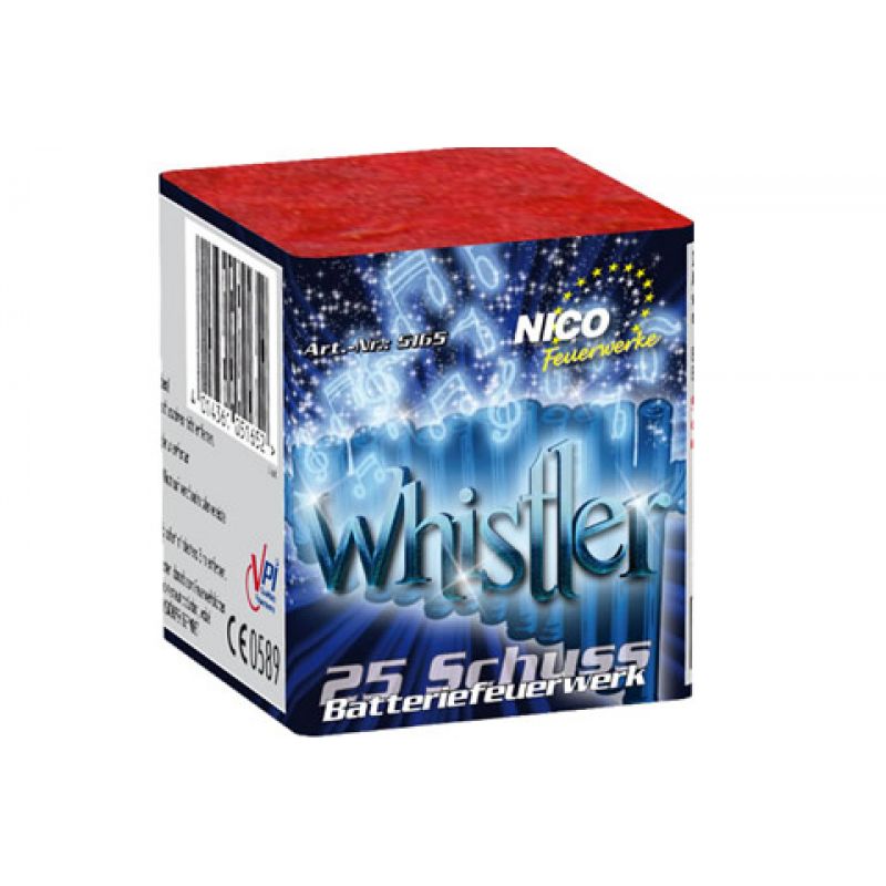 Jetzt Whistler 25-Schuss-Feuerwerk-Batterie ab 1.44€ bestellen