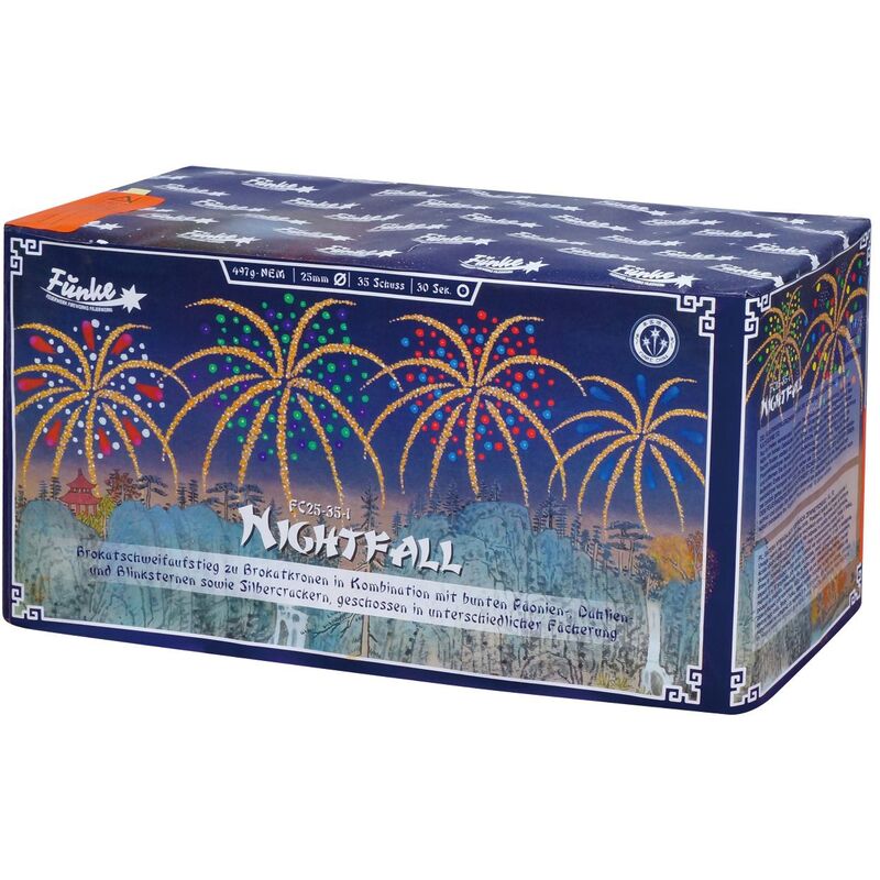 Jetzt Nightfall 35-Schuss-Feuerwerk-Batterie ab 29.99€ bestellen