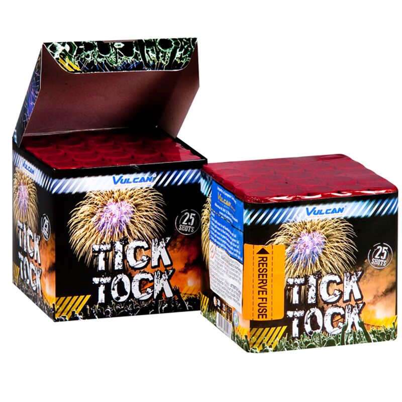 Jetzt Tick Tock 25-Schuss-Feuerwerk-Batterie ab 12.74€ bestellen