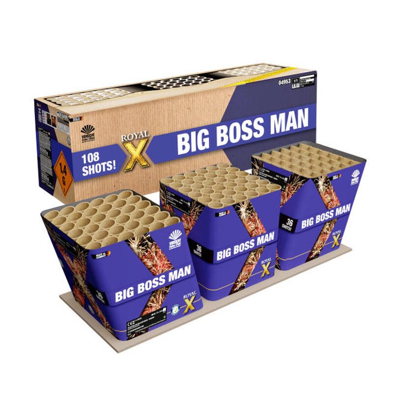 Jetzt Big Boss Man 108-Schuss-Feuerwerkverbund ab 126.65€ bestellen
