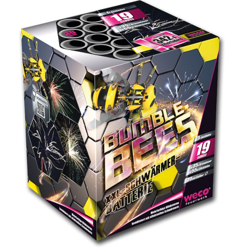 Jetzt Bumblebees 19-Schuss-Feuerwerk-Batterie ab 27.19€ bestellen