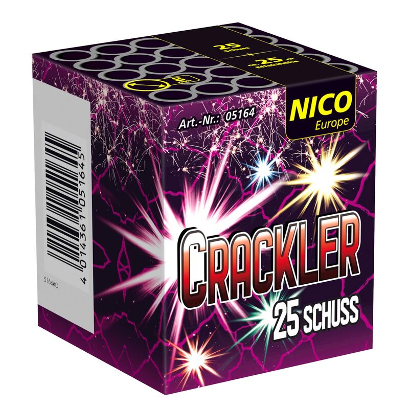 Jetzt Crackler 25-Schuss-Feuerwerk-Batterie ab 2.54€ bestellen
