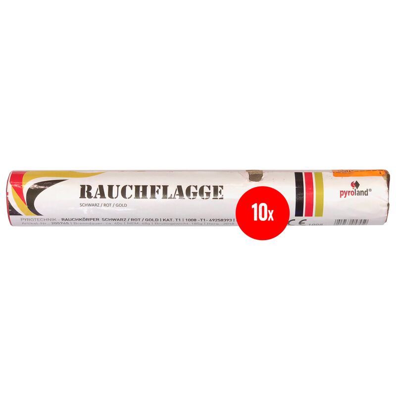 Jetzt Deutschland Rauchflaggen 10er Bundle ab 59.95€ bestellen