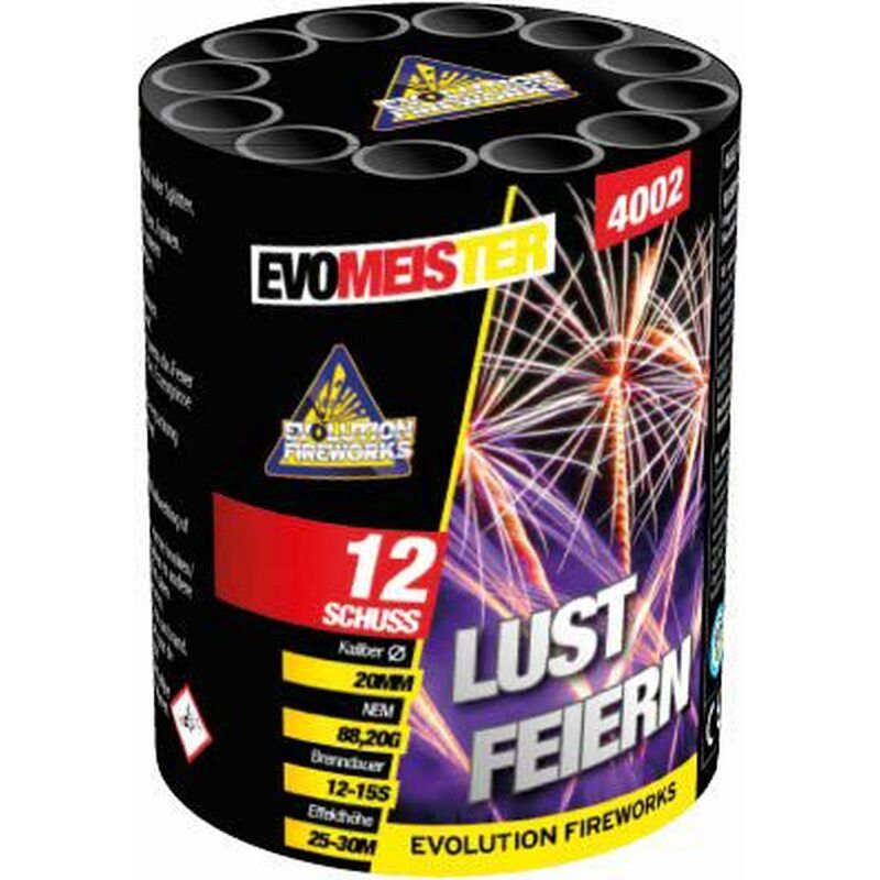 Jetzt Lustfeiern 12-Schuss-Feuerwerk-Batterie ab 6.79€ bestellen