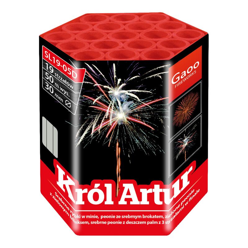 Jetzt Krol Artur 19-Schuss-Feuerwerk-Batterie ab 23.79€ bestellen