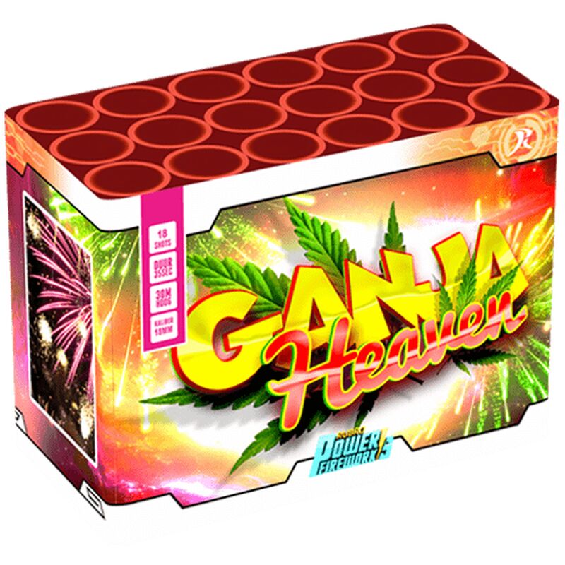 Jetzt Ganja 18-Schuss-Feuerwerk-Batterie ab 8.49€ bestellen