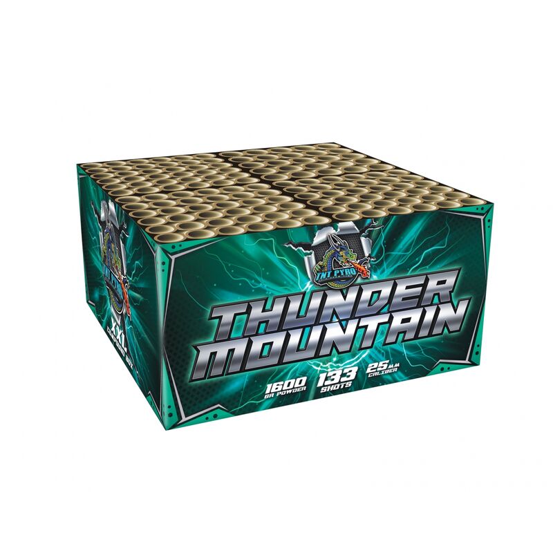 Jetzt Thunder Mountain 133-Schuss-Feuerwerkverbund ab 110.49€ bestellen