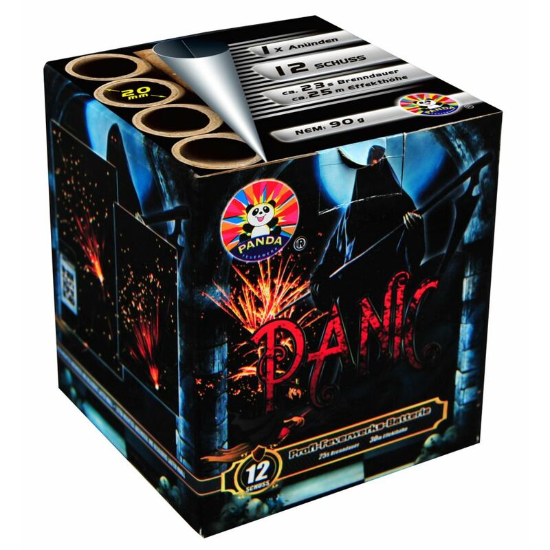 Jetzt Panic 12-Schuss-Feuerwerkbatterie ab 5.94€ bestellen