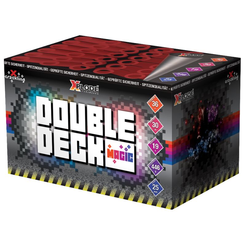 Jetzt Double Deck Magic 36-Schuss-Feuerwerk-Batterie ab 31.49€ bestellen