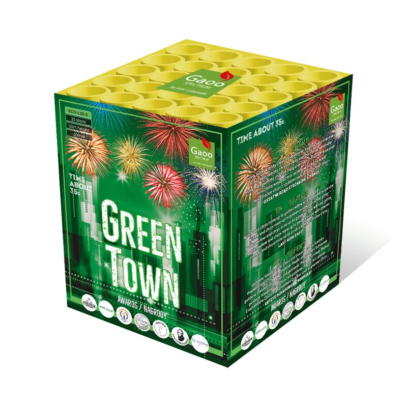 Jetzt Green Town 25-Schuss-Feuerwerksbatterie ab 50.14€ bestellen