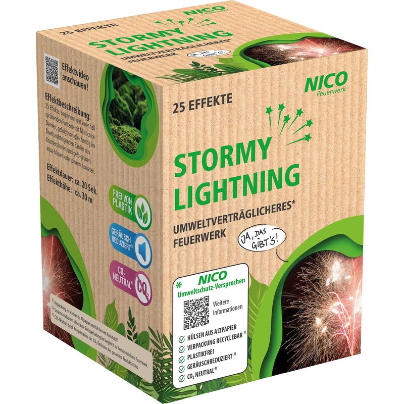 Jetzt Stormy Lightning 25-Schus-Feuerwerk-Batterie ab 6.79€ bestellen