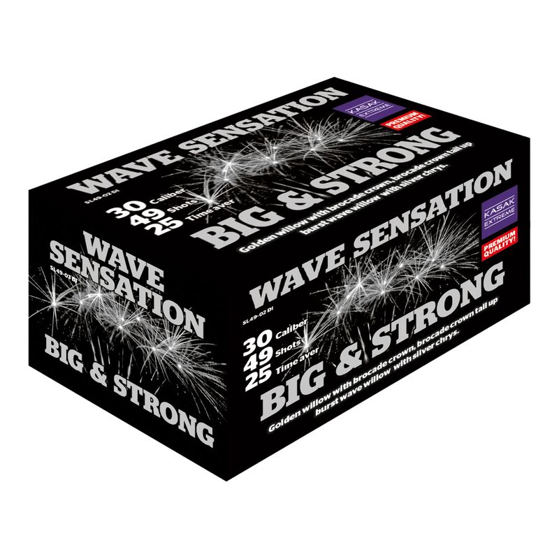 Jetzt Wave Sensation 49-Schuss-Feuerwerksverbund ab 121.54€ bestellen