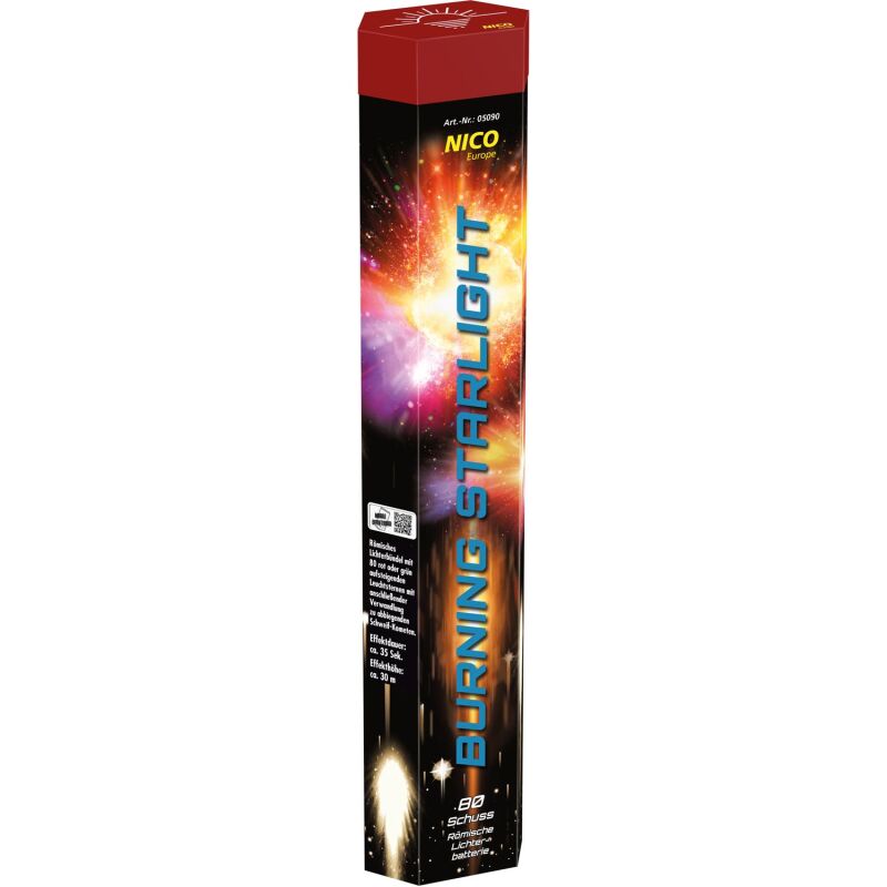 Jetzt Burning Starlight 80-Schuss-Römische-Lichterbatterie ab 16.99€ bestellen