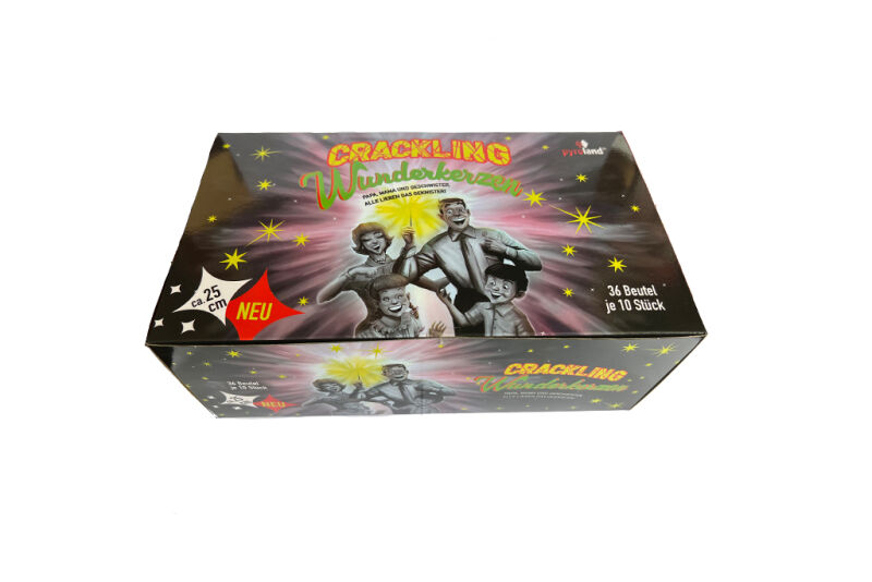 Jetzt Display Wunderkerzen Crackling 25cm 360 Stück ab 29.99€ bestellen