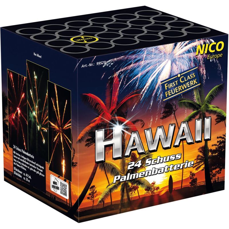 Jetzt Hawaii 24-Schuss-Feuerwerkbatterie ab 42.29€ bestellen