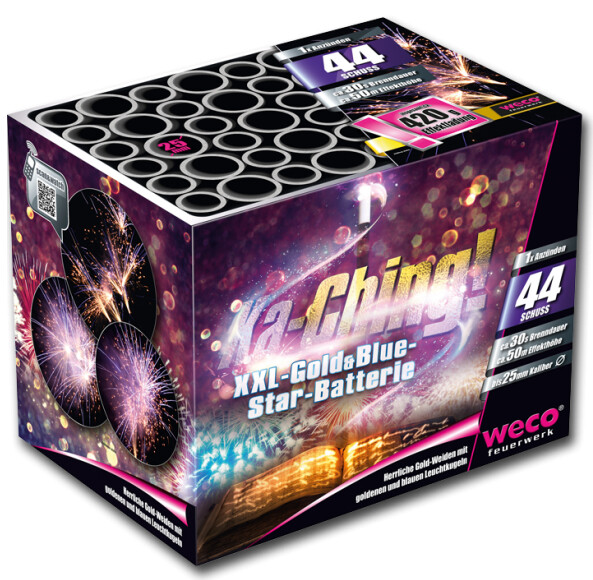 Jetzt Ka-Ching! 44-Schuss-Feuerwerk-Batterie ab 42.29€ bestellen