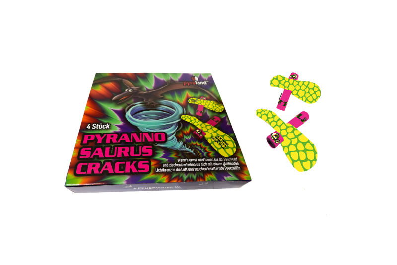 Jetzt Pyranno Saurus Cracks 4er Schachtel ab 4.24€ bestellen