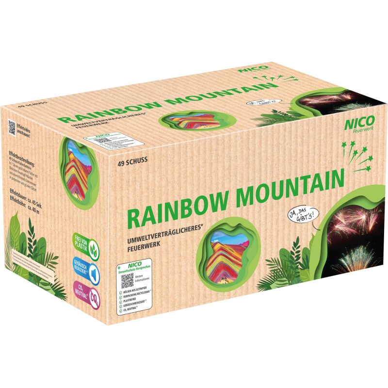 Jetzt Rainbow Mountain 49-Schuss-Feuerwerk-Batterie ab 34.19€ bestellen