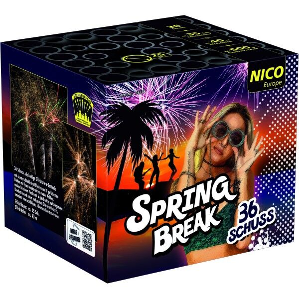 Jetzt Spring Break 36 Schuss-Feuerwerk-Batterie ab 45.89€ bestellen