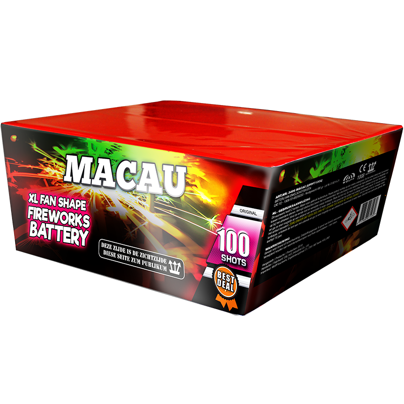 Jetzt Macau 100-Schuss-Feuerwerk-Batterie ab 59.49€ bestellen