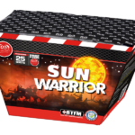 Silvester2023 ~ Sun Warrior 25-Schuss-Feuerwerk-Batterie