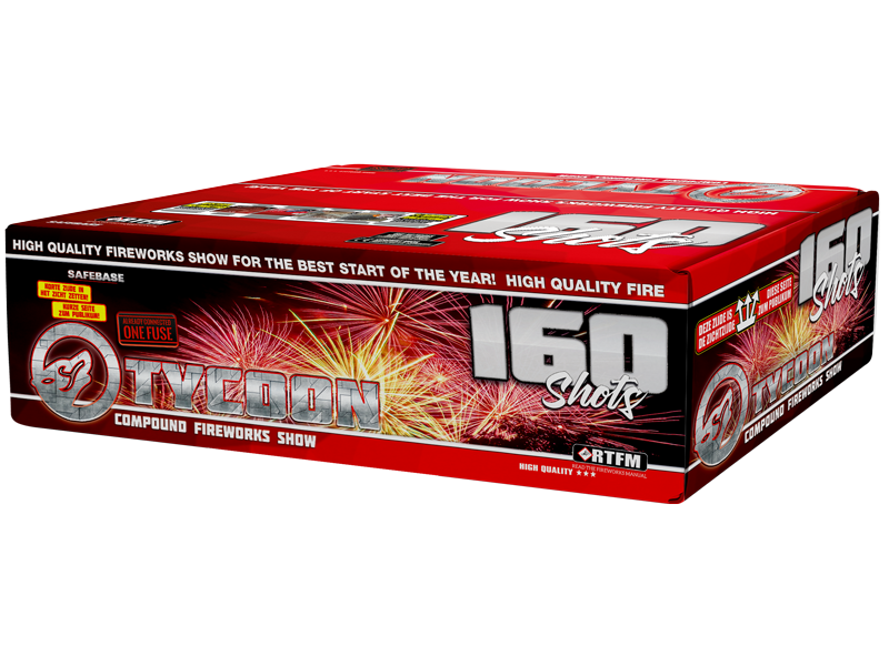 Jetzt Tycoon 160-Schuss-Feuerwerkverbund ab 203.15€ bestellen