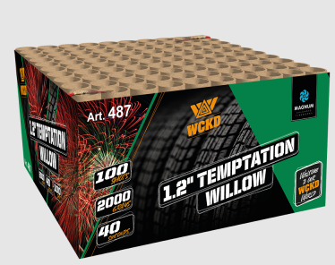 Jetzt Tempation Willow 100-Schuss-Feuerwerkverbund ab 143.99€ bestellen
